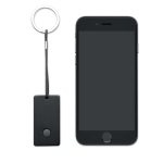 Draadloze keyfinder in de vorm van een sleutelhanger kleur zwart
