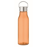 Gerecyclede RPET anti-lek drinkfles bedrukken met felle kleuren 600ml kleur doorzichtig oranje