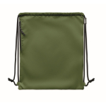 Dikke rugzakken met trekkoord van RPET polyester met ritsvak tweede weergave