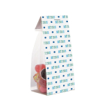 Snoepmix in personaliseerbare kartonnen verpakking 100 g kleur doorzichtig hoofdweergave