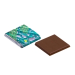 Melkchocolade repen 5g met personaliseerbare verpakking kleur wit