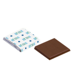 Melkchocolade repen 5g met personaliseerbare verpakking kleur wit hoofdweergave