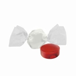 Mini snoepjes met dubbele strik en recyclebare verpakking kleur cola tweede weergave