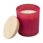 Grote 20-uurs waskaars bedrukken met deksel Kaarslicht groot kleur bordeaux tweede weergave