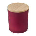 Grote 20-uurs waskaars bedrukken met deksel Kaarslicht groot kleur bordeaux derde weergave