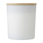 Grote 20-uurs waskaars bedrukken met deksel Kaarslicht groot kleur wit eerste weergave