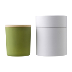 Grote 20-uurs waskaars bedrukken met deksel Kaarslicht groot kleur groen tweede weergave