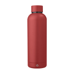 Thermosfles van gerecycled staal bedrukken, 500 ml kleur bordeaux tweede weergave