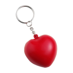 Rode hartvorm PU goedkope bedrukte sleutelhangers LoveIt kleur rood eerste weergave