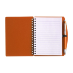Hardcover notitieboekje en bijpassende pen A6 formaat tweede weergave