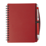 Hardcover notitieboekje en bijpassende pen A6 formaat eerste weergave