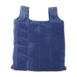 Opvouwbare boodschappentas van 190T polyester kleur blauw tweede weergave