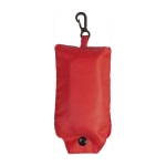 Opvouwbare boodschappentas van 190T polyester kleur rood eerste weergave