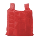 Opvouwbare boodschappentas van 190T polyester kleur rood tweede weergave