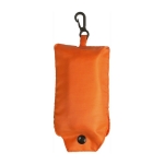 Opvouwbare boodschappentas van 190T polyester kleur oranje eerste weergave