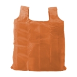 Opvouwbare boodschappentas van 190T polyester kleur oranje tweede weergave