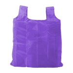 Opvouwbare boodschappentas van 190T polyester kleur paars tweede weergave
