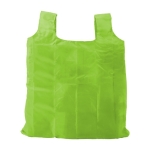 Opvouwbare boodschappentas van 190T polyester kleur lichtgroen tweede weergave
