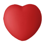 Hartvormige stressbal bedrukken ZenBeat kleur rood eerste weergave
