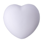 Hartvormige stressbal bedrukken ZenBeat kleur wit eerste weergave