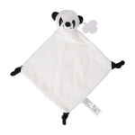 Zachte baby-doudou met dierenthema om te borduren kleur wit eerste weergave