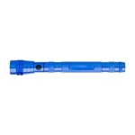 Uittrekbare aluminium zaklamp met 3 LED-lampjes 55cm kleur blauw tweede weergave