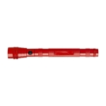 Uittrekbare aluminium zaklamp met 3 LED-lampjes 55cm kleur rood eerste weergave