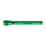 Uittrekbare aluminium zaklamp met 3 LED-lampjes 55cm kleur groen eerste weergave