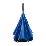 Omkeerbare handmatige paraplu van dubbele stof met 8 panelen Ø107 kleur blauw eerste weergave