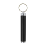 Sleutelhanger met lampje en kleurrijke cilindrische vorm Logolight kleur zwart eerste weergave