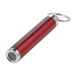 Sleutelhanger met lampje en kleurrijke cilindrische vorm Logolight kleur rood derde weergave