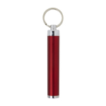 Sleutelhanger met lampje en kleurrijke cilindrische vorm Logolight kleur rood vijfde weergave