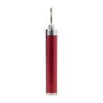 Sleutelhanger met lampje en kleurrijke cilindrische vorm Logolight kleur rood zesde weergave