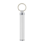 Sleutelhanger met lampje en kleurrijke cilindrische vorm Logolight kleur wit eerste weergave