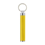 Sleutelhanger met lampje en kleurrijke cilindrische vorm Logolight kleur geel eerste weergave