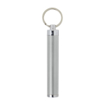 Sleutelhanger met lampje en kleurrijke cilindrische vorm Logolight kleur zilver eerste weergave