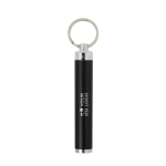 Sleutelhanger met lampje en kleurrijke cilindrische vorm Logolight met jouw bedrukking