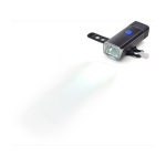 COB fietsstuurlamp met USB-oplaadfunctie kleur zwart zevende weergave