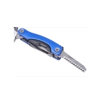 RVS multifunctionele tang met 8 functies kleur blauw