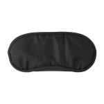 Gepersonaliseerd slaapmasker met logo Relax kleur zwart eerste weergave