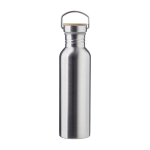 Enkelwandige stalen fles met deksel en handvat, 700ml Clip Neck kleur zilver eerste weergave