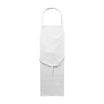 Basic polyester schort zonder zak 200 g/m2 kleur wit eerste weergave