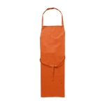 Basic polyester schort zonder zak 200 g/m2 kleur oranje eerste weergave