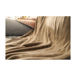 Leuke promotionele flanellen deken bedrukken Verbier kleur khaki derde weergave
