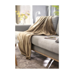 Leuke promotionele flanellen deken bedrukken Verbier kleur khaki vierde weergave
