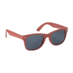 Zonnebril van gerecycled plastic met UV400-bescherming kleur rood tweede weergave