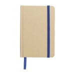 Notitieboekje van kraftpapier met gerecycled karton A6 kleur blauw eerste weergave