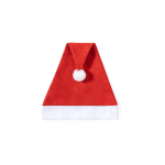 Rood witte kerstmuts van polyester voor kinderen derde weergave
