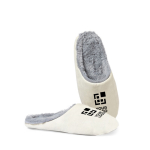 Unisex katoenen pantoffels met pluche voering met jouw bedrukking