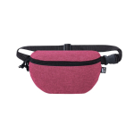 Heuptasje van gerecycled plastic met verstelbare riem en gesp kleur rood  negende weergave